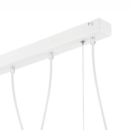 Lámpara colgante TARO 5xE27/60W/230V blanco