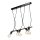 Lámpara colgante TARO 5xE27/60W/230V negro