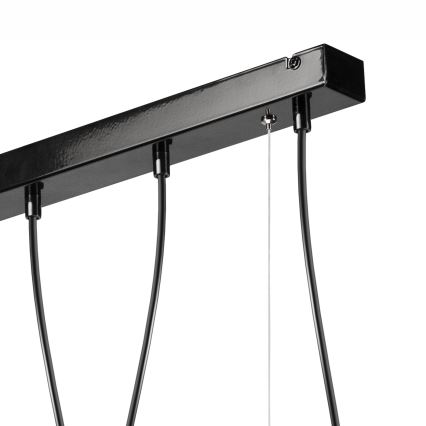 Lámpara colgante TARO 5xE27/60W/230V negro