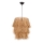 Lámpara colgante TASSEL 1xE27/40W/230V rafia