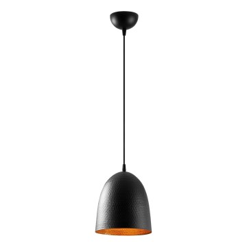 Lámpara colgante TATTOO 1xE27/40W/230V de 20 cm negra