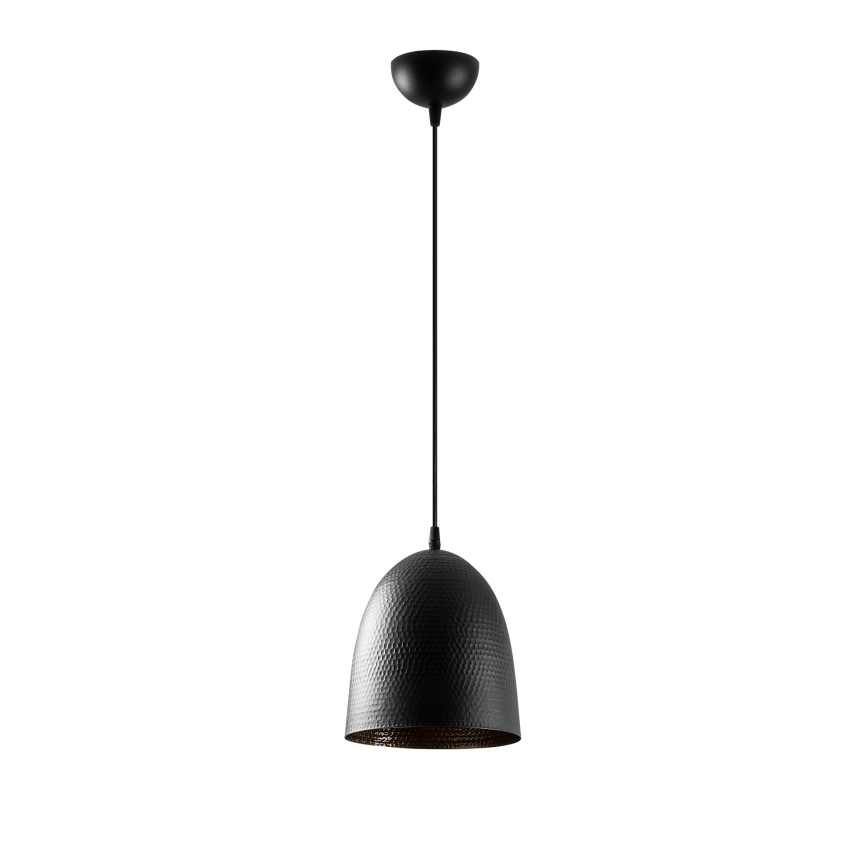 Lámpara colgante TATTOO 1xE27/40W/230V de 20 cm negra