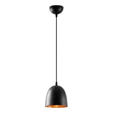 Lámpara colgante TATTOO 1xE27/40W/230V Ø 16 cm negra