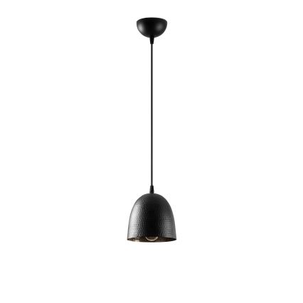 Lámpara colgante TATTOO 1xE27/40W/230V Ø 16 cm negra
