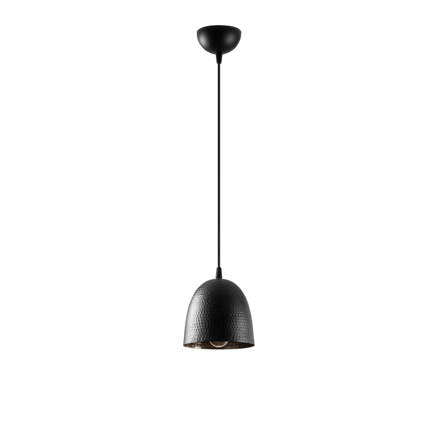 Lámpara colgante TATTOO 1xE27/40W/230V Ø 16 cm negra