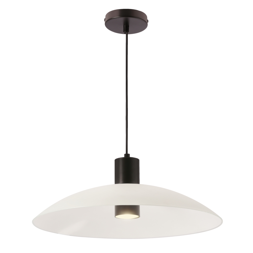 Lámpara colgante TEDIN 1xGU10/15W/230V blanca/negra