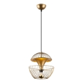 Lámpara colgante TELMANDER 1xE27/40W/230V dorado