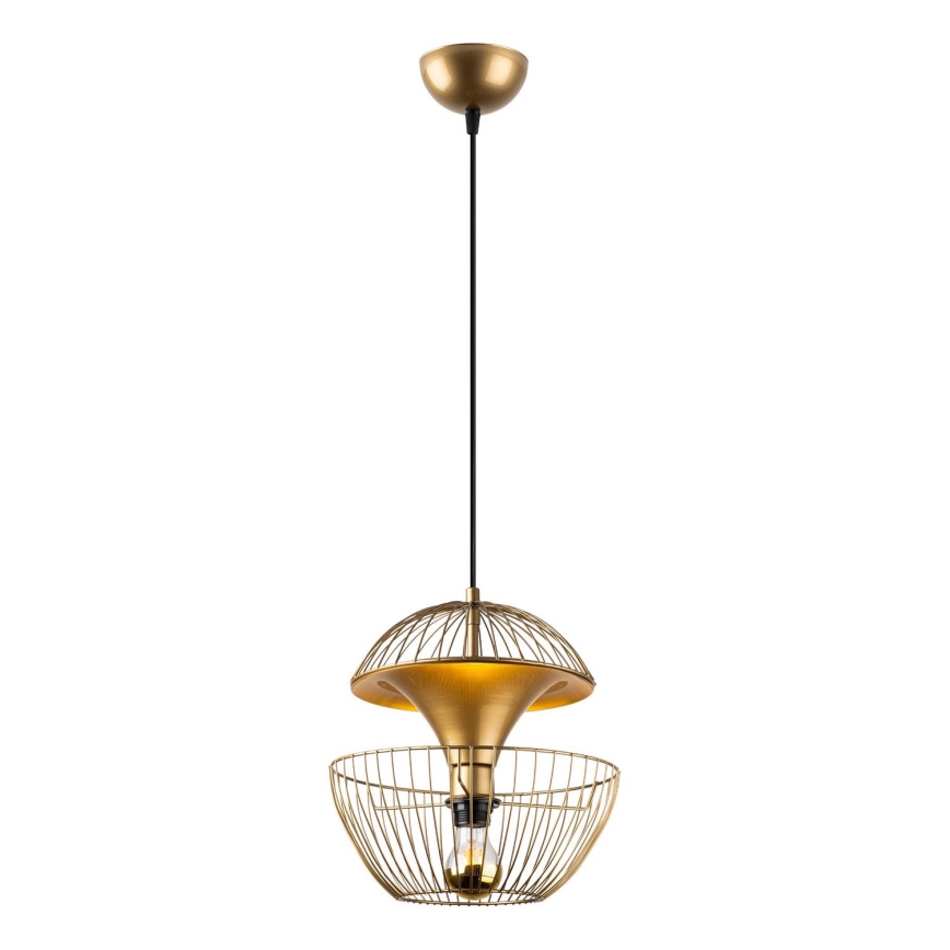 Lámpara colgante TELMANDER 1xE27/40W/230V dorado