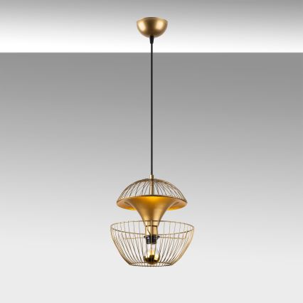 Lámpara colgante TELMANDER 1xE27/40W/230V dorado