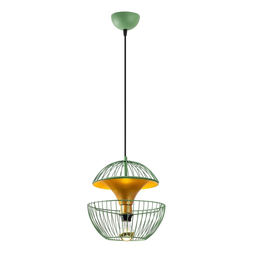 Lámpara colgante TELMANDER 1xE27/40W/230V verde