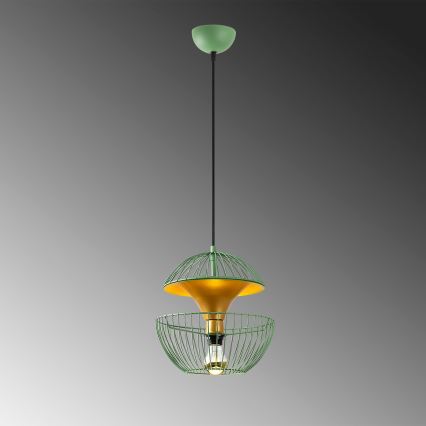 Lámpara colgante TELMANDER 1xE27/40W/230V verde