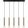 Lámpara colgante TEMPO con cable 5xE27/40W/230V, dorada