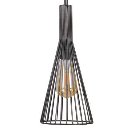Lámpara colgante TIANA 3xE27/20W/230V negro
