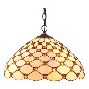 Lámpara colgante TIFFANY 58 2xE27/60W