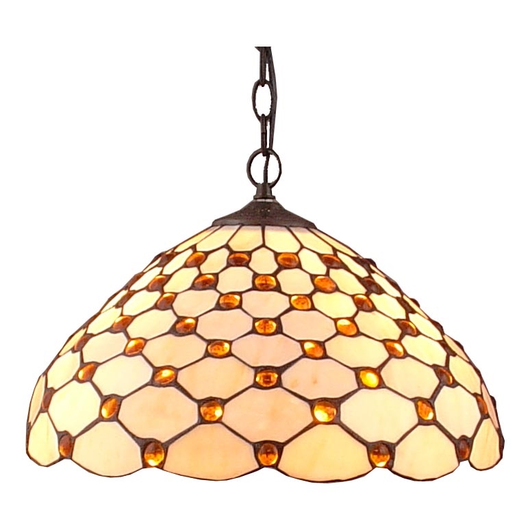 Lámpara colgante TIFFANY 58 2xE27/60W
