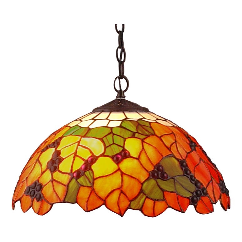 Lámpara colgante TIFFANY 59 2xE27/60W