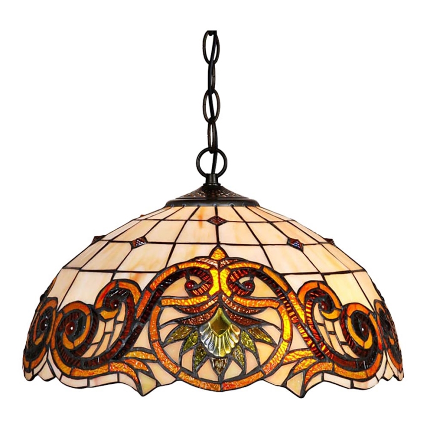 Lámpara colgante TIFFANY 95 2xE27/60W
