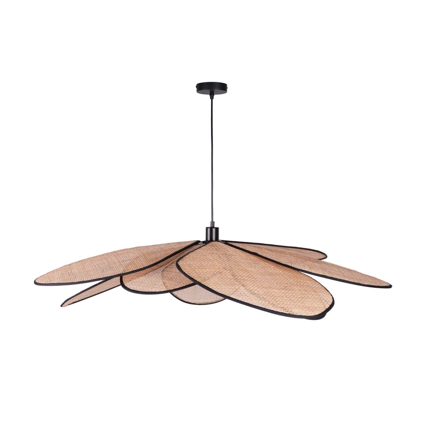 Lámpara colgante TOBAGO 1xE27/20W/230V diá. 100 cm beige