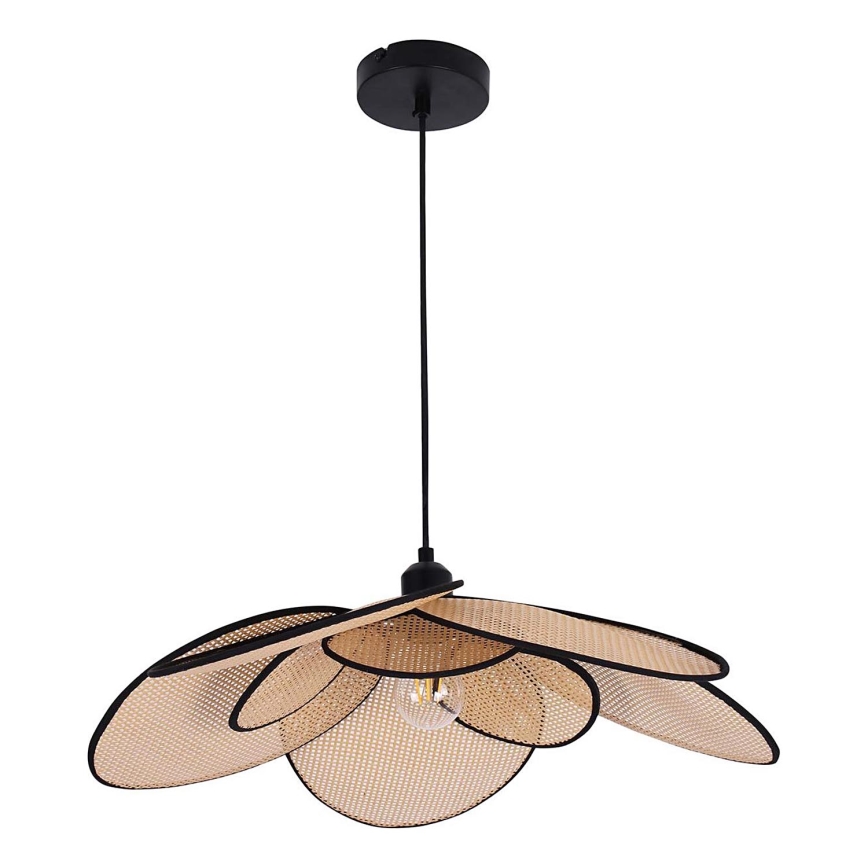 Lámpara colgante TOBAGO 1xE27/20W/230V diá. 60 cm beige