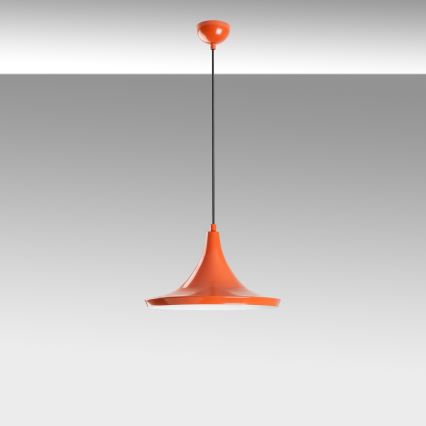 Lámpara colgante TOM 1xE27/40W/230V naranja