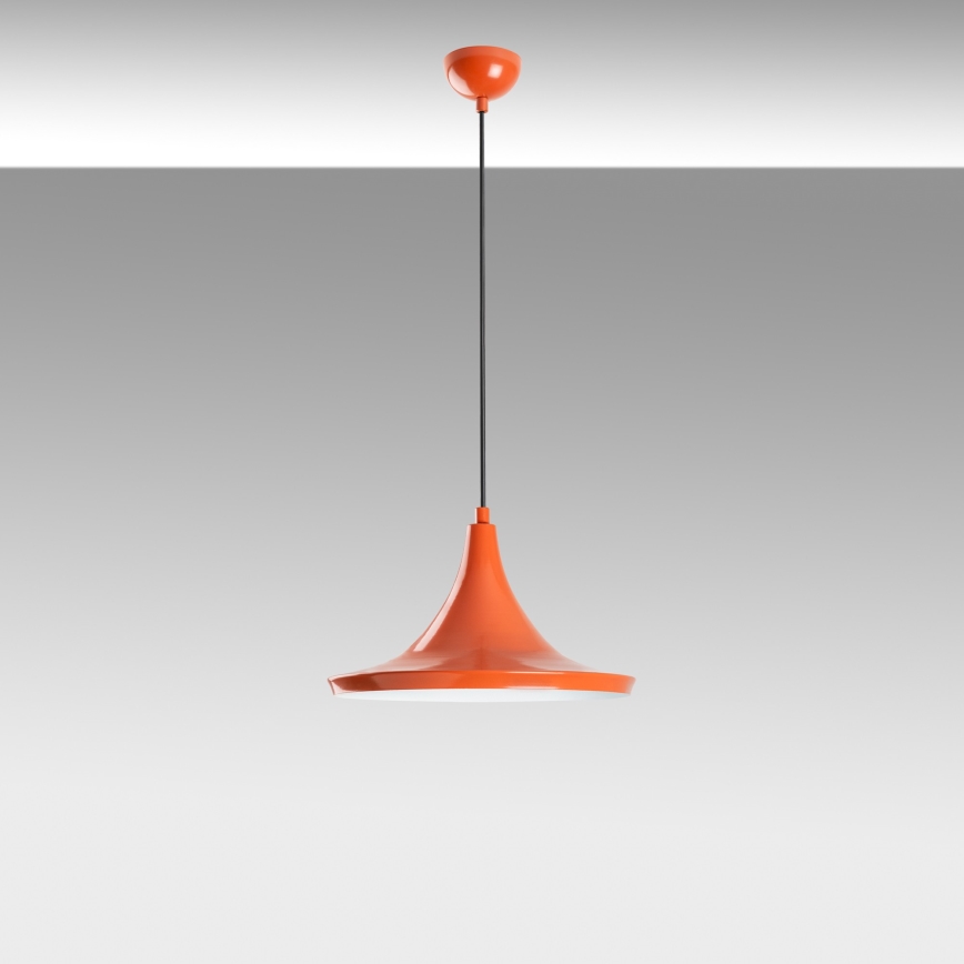 Lámpara colgante TOM 1xE27/40W/230V naranja