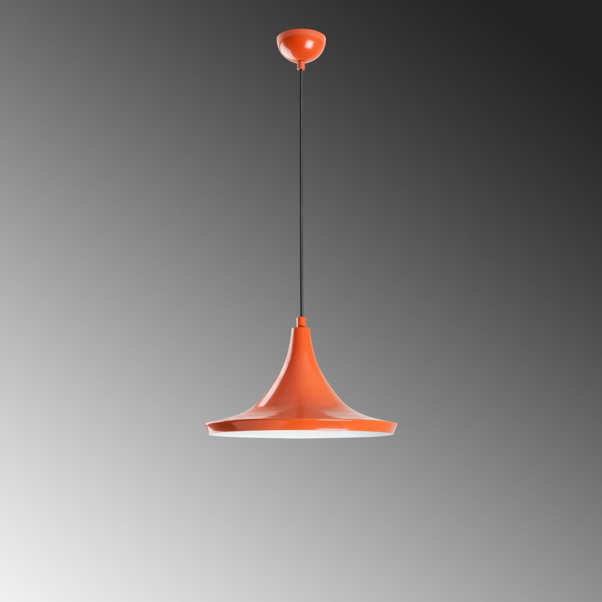 Lámpara colgante TOM 1xE27/40W/230V naranja