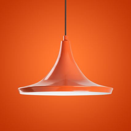 Lámpara colgante TOM 1xE27/40W/230V naranja
