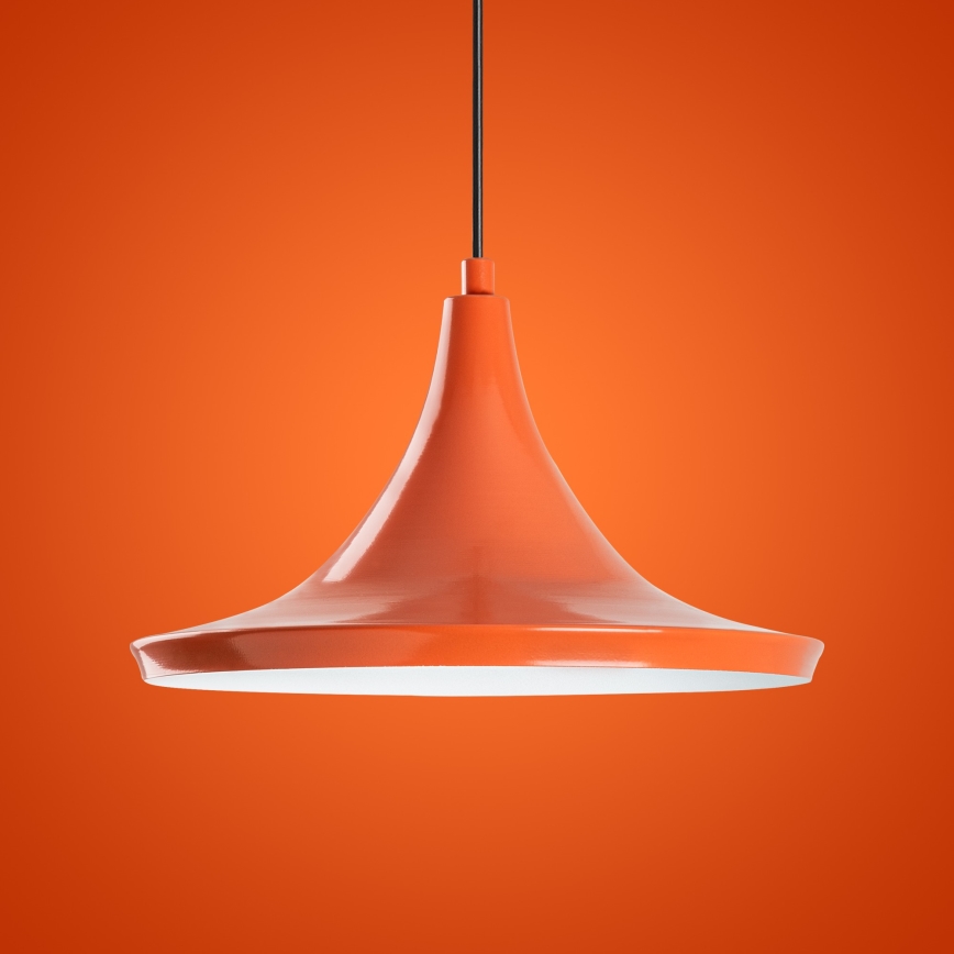 Lámpara colgante TOM 1xE27/40W/230V naranja