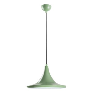 Lámpara colgante TOM 1xE27/40W/230V verde