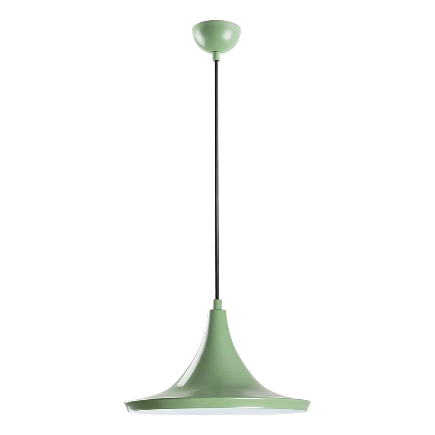 Lámpara colgante TOM 1xE27/40W/230V verde