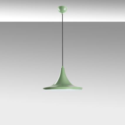 Lámpara colgante TOM 1xE27/40W/230V verde