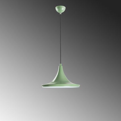 Lámpara colgante TOM 1xE27/40W/230V verde