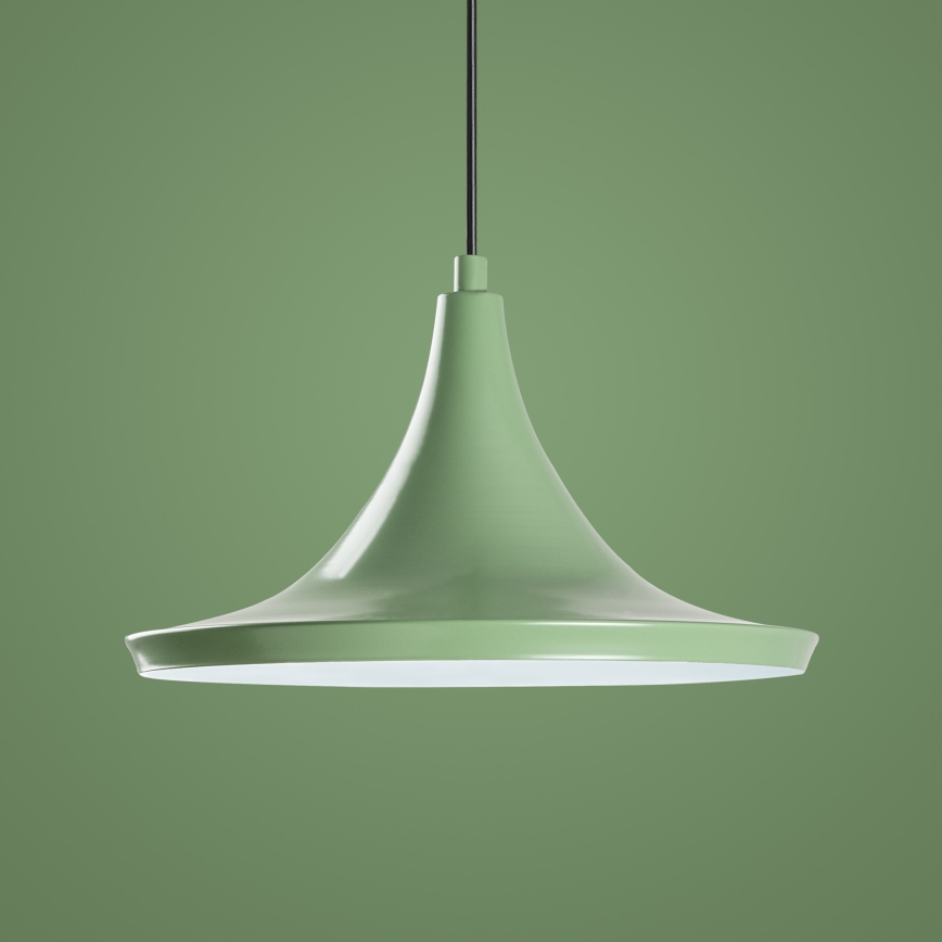 Lámpara colgante TOM 1xE27/40W/230V verde
