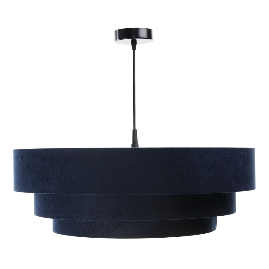 Lámpara colgante TRINITI 1xE27/60W/230V azul/dorado