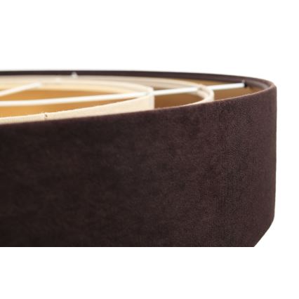 Lámpara colgante con cable TRINITI 1xE27/60W/230V marrón/beige/dorado
