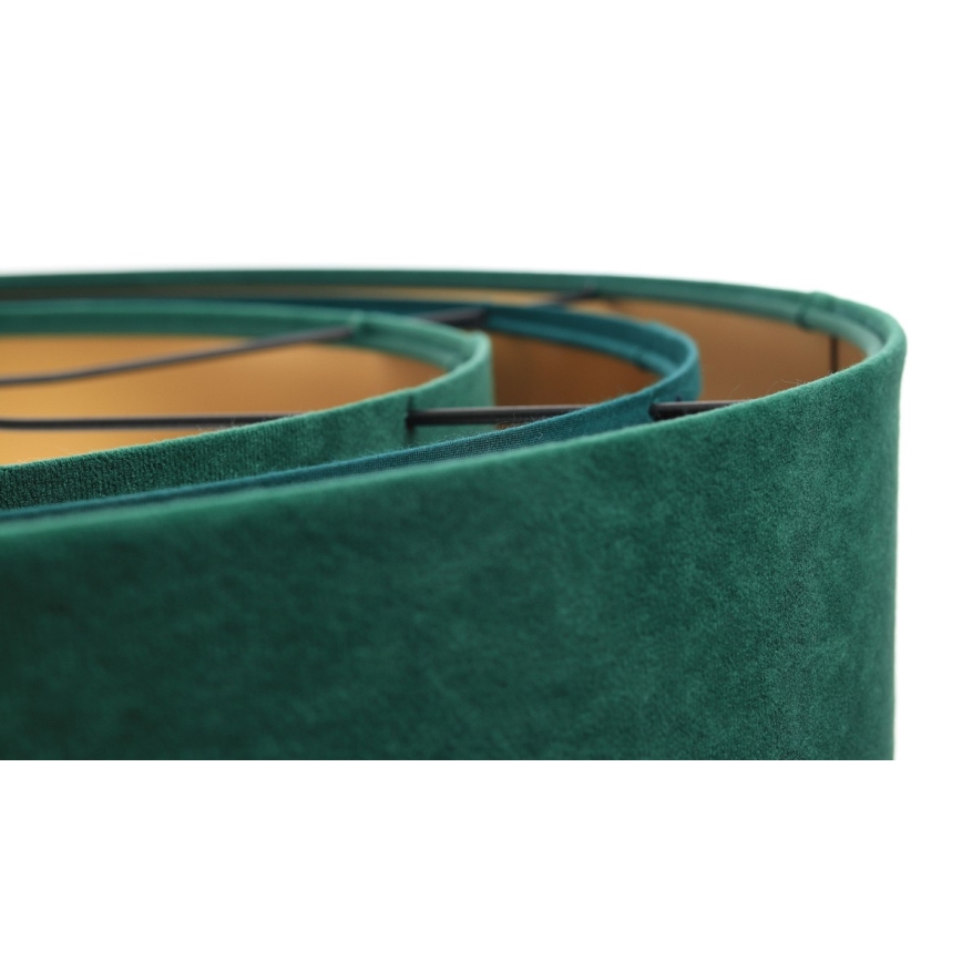 Lámpara colgante TRINITI 1xE27/60W/230V verde/dorado