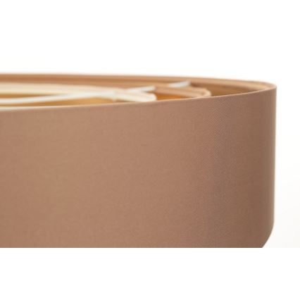 Lámpara colgante con cable TRINITI 1xE27/60W/230V beige/dorado