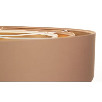 Lámpara colgante con cable TRINITI 1xE27/60W/230V beige/dorado