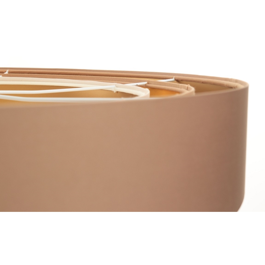 Lámpara colgante con cable TRINITI 1xE27/60W/230V beige/dorado