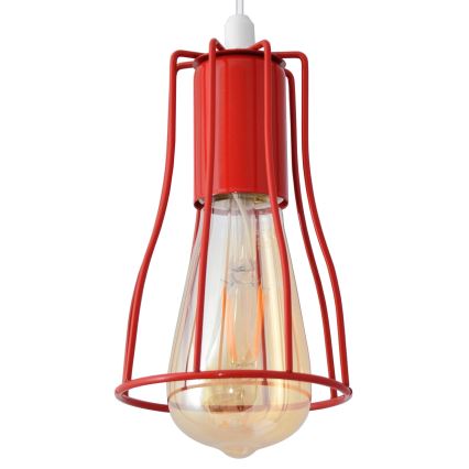Lámpara colgante TUBE 5xE27/20W/230V araña
