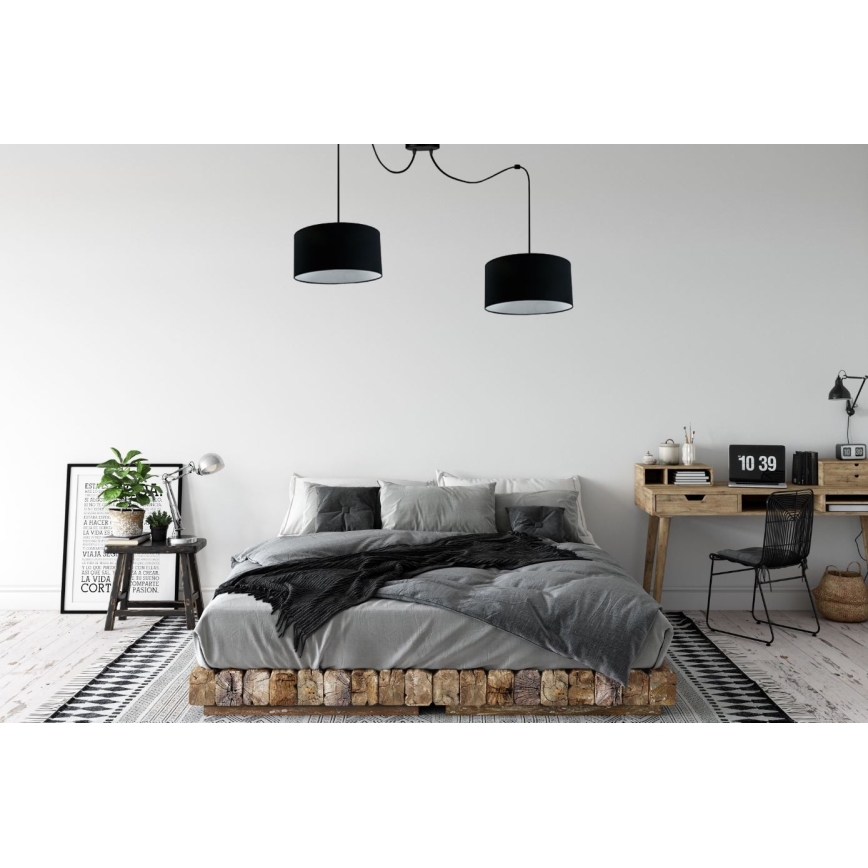 Lámpara colgante TUZ 2xE27/60W/230V araña