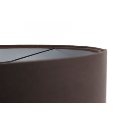 Lámpara colgante TWIST 1xE27/60W/230V marrón/plata
