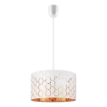 Lámpara colgante ULLE 1xE27/15W/230V blanca