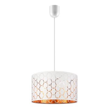 Lámpara colgante ULLE 1xE27/15W/230V blanca