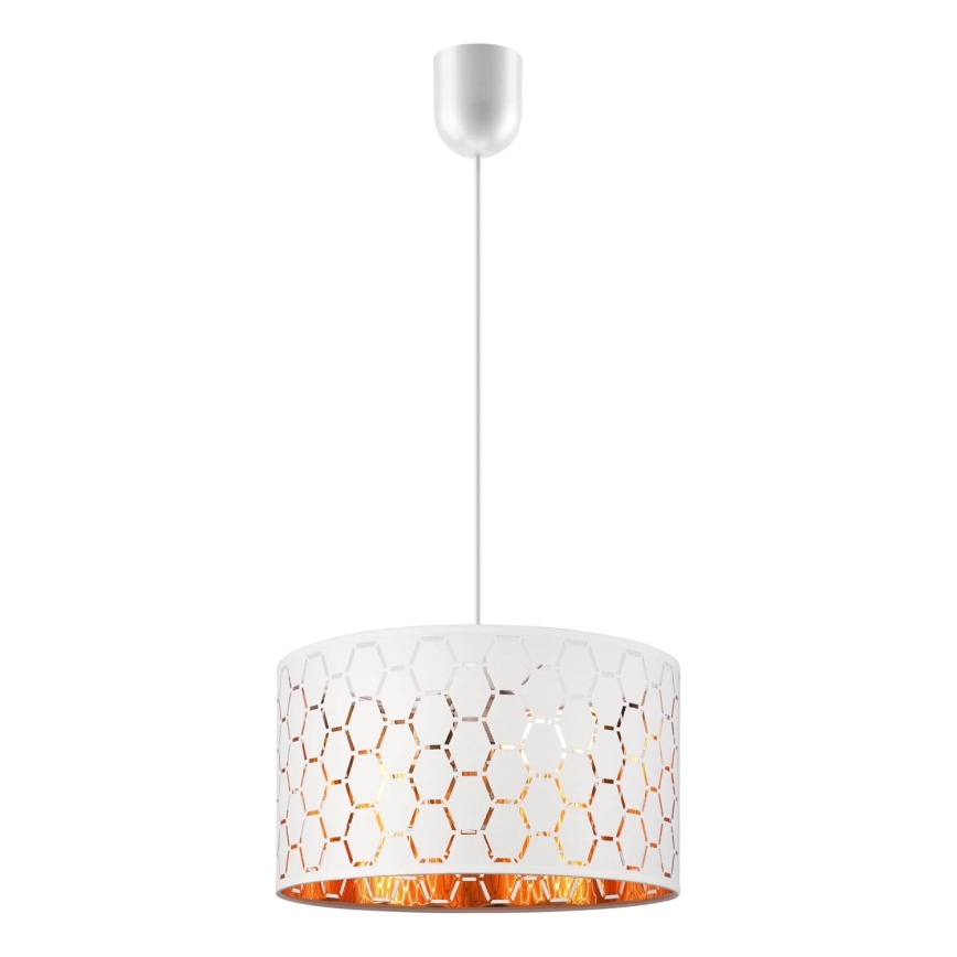 Lámpara colgante ULLE 1xE27/15W/230V blanca
