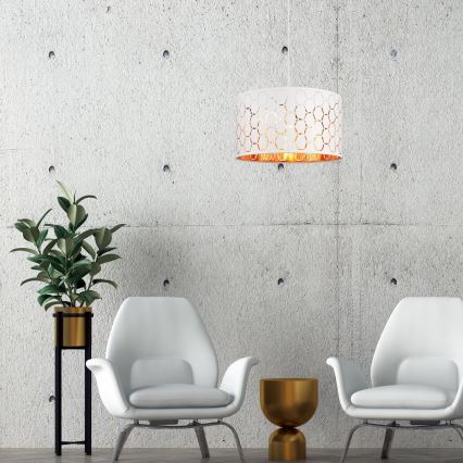 Lámpara colgante ULLE 1xE27/15W/230V blanca