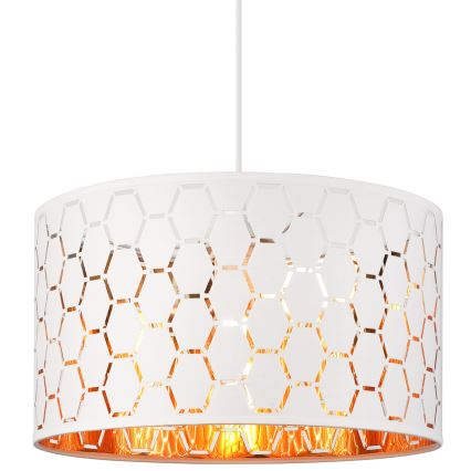 Lámpara colgante ULLE 1xE27/15W/230V blanca