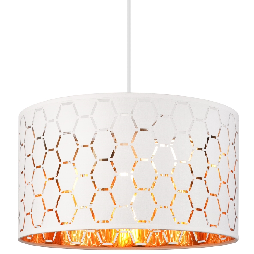 Lámpara colgante ULLE 1xE27/15W/230V blanca