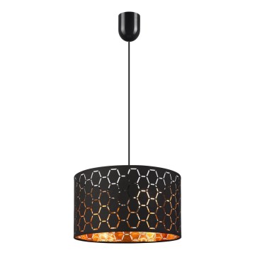 Lámpara colgante ULLE 1xE27/15W/230V negra