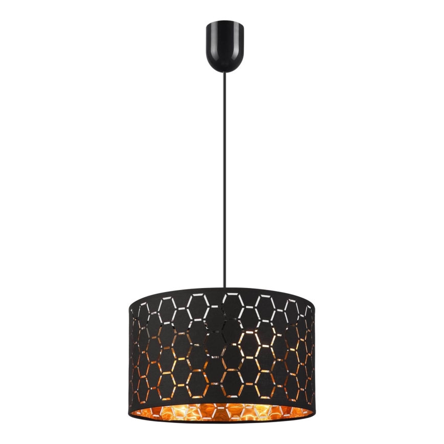 Lámpara colgante ULLE 1xE27/15W/230V negra